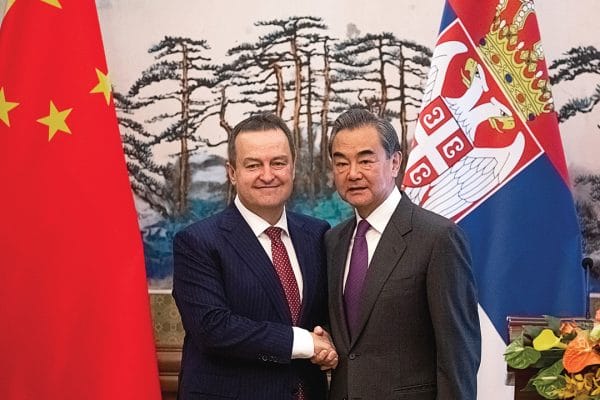 influence chine balkans