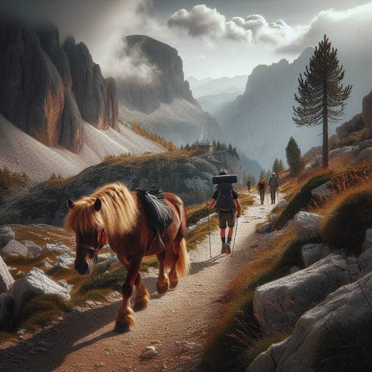 Un cheval errant guide chaque jour des randonneurs vers un sommet caché