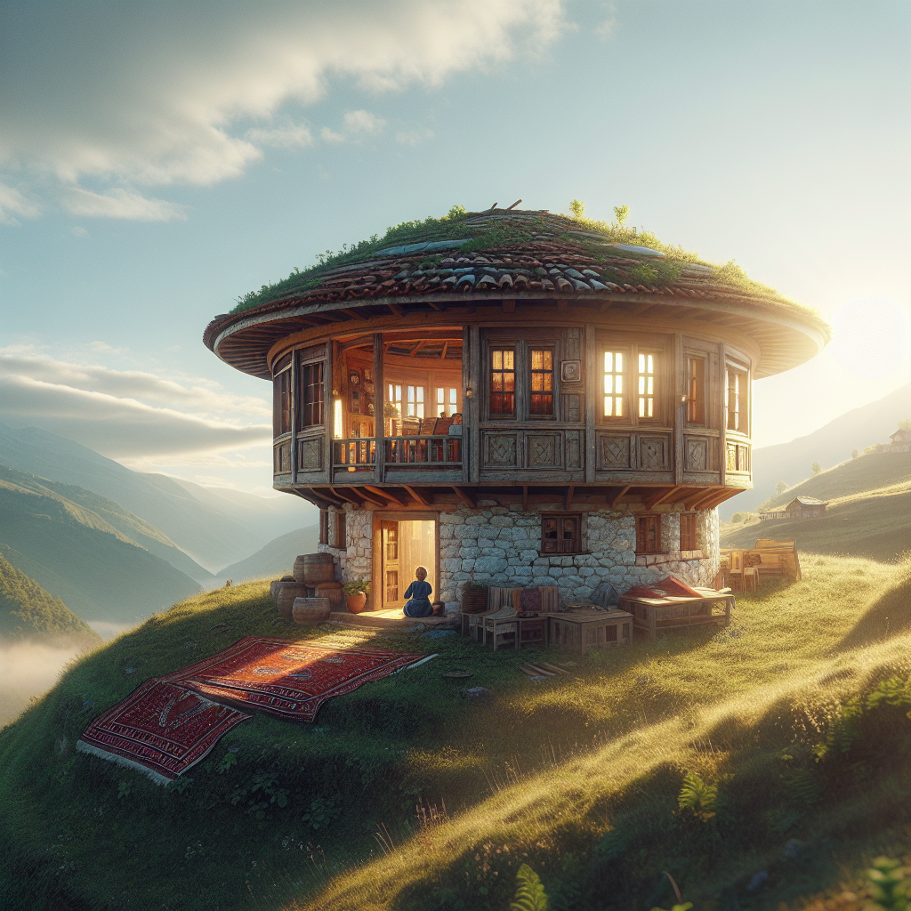 Cette maison albanaise tourne avec le soleil : invention ou tradition ?