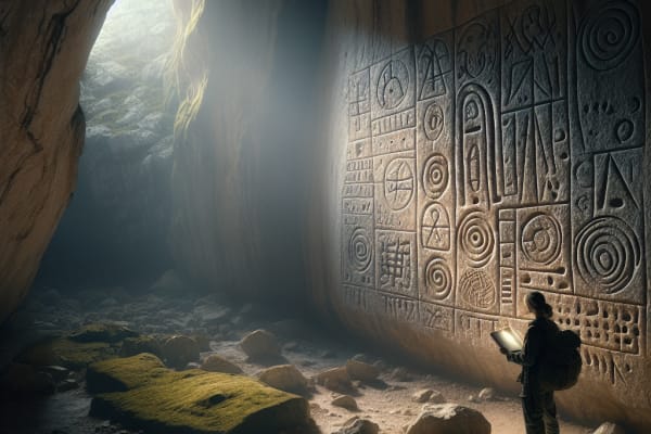 Des symboles gravés dans une grotte bosnienne défient les historiens Des symboles gravés dans une grotte bosnienne défient les historiens
