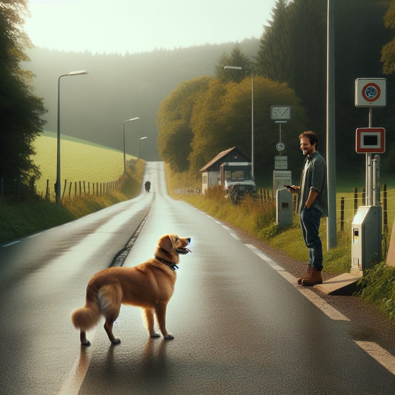 Un chien traverse chaque jour la frontière entre deux pays pour retrouver son maître