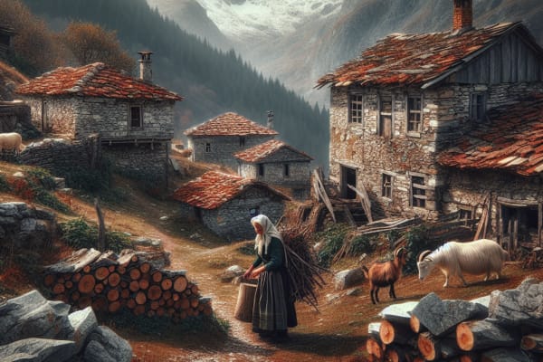 Vivre à flanc de montagne : le quotidien des derniers habitants du nord de l’Albanie Vivre à flanc de montagne : le quotidien des derniers habitants du nord de l’Albanie