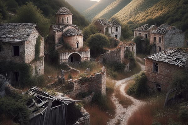 Mémoire enfouie : les villages déplacés des Balkans et ce qu’il en reste aujourd’hui