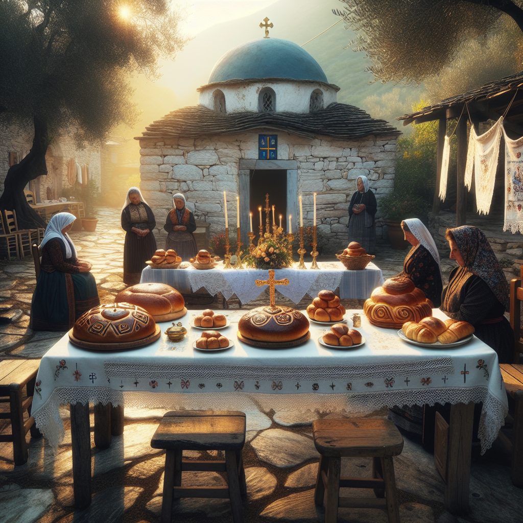 Les pains rituels des grandes fêtes orthodoxes et catholiques en Grèce Les pains rituels des grandes fêtes orthodoxes et catholiques en Grèce