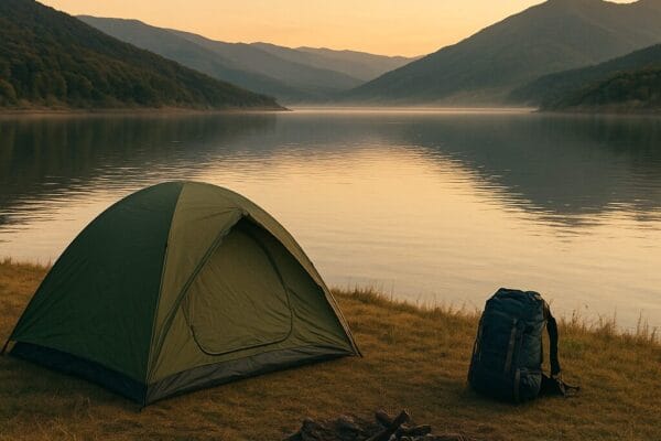 Bivouaquer au bord du lac Prespa : nature brute entre Grèce, Albanie et Macédoine