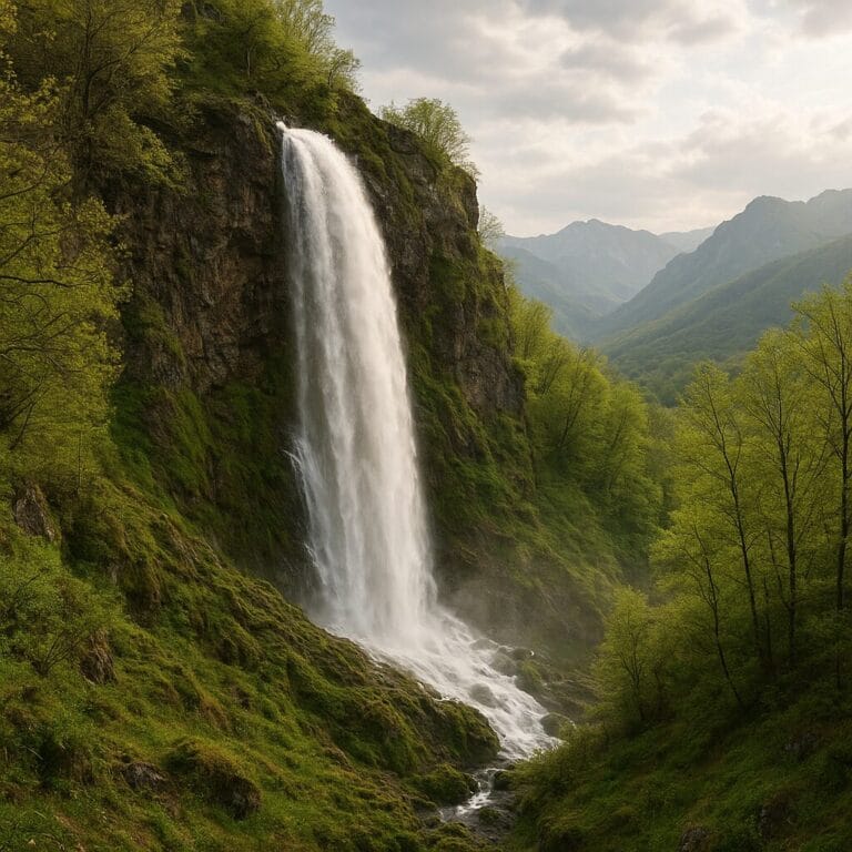 Cette cascade éphémère au Kosovo n’apparaît que deux fois par an Cette cascade éphémère au Kosovo n’apparaît que deux fois par an