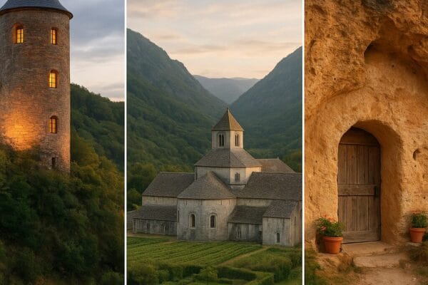 Bons plans hébergements insolites : dormir dans une tour, un monastère ou une maison troglodyte