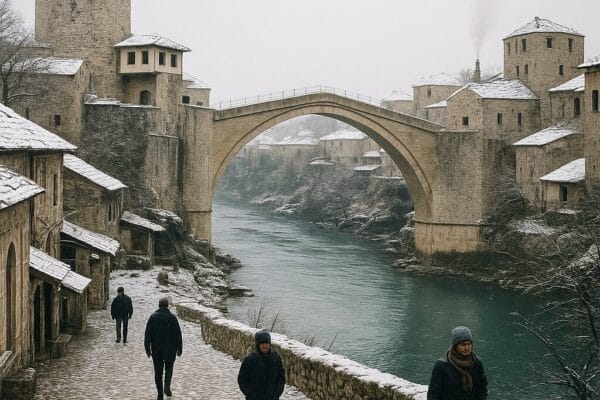 Pourquoi visiter la vieille ville de Mostar en hiver est une excellente idée Pourquoi visiter la vieille ville de Mostar en hiver est une excellente idée