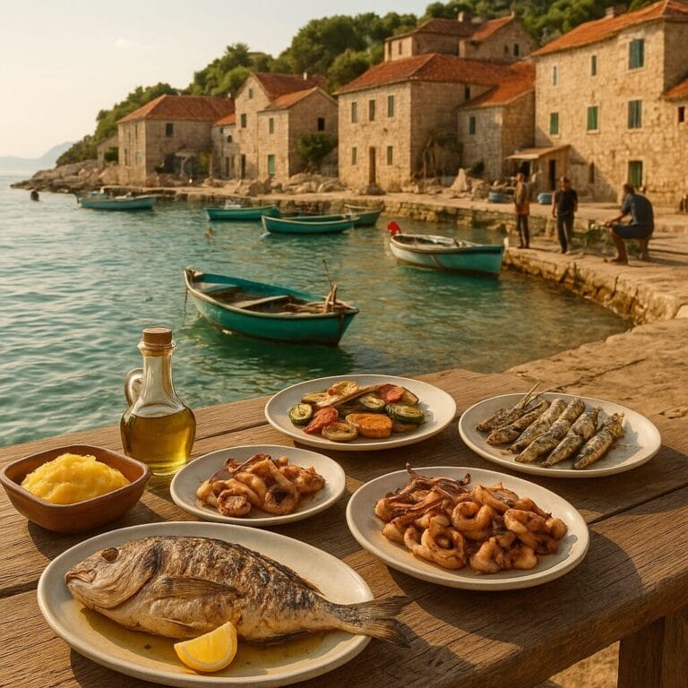 Les spécialités de poissons dans les villages côtiers du Monténégro