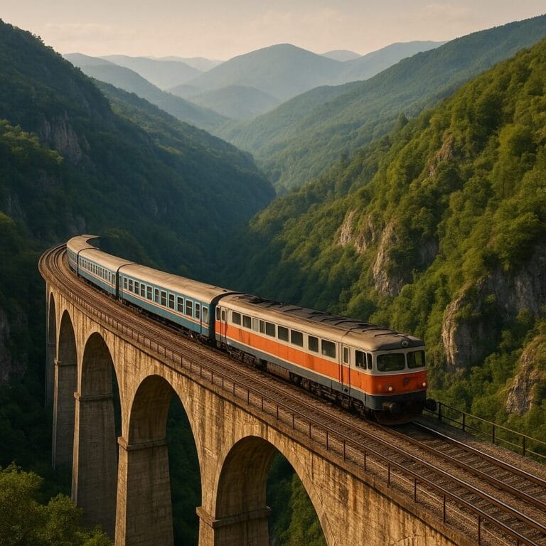 Voyage en train entre Belgrade et Bar : un trajet mythique des Balkans
